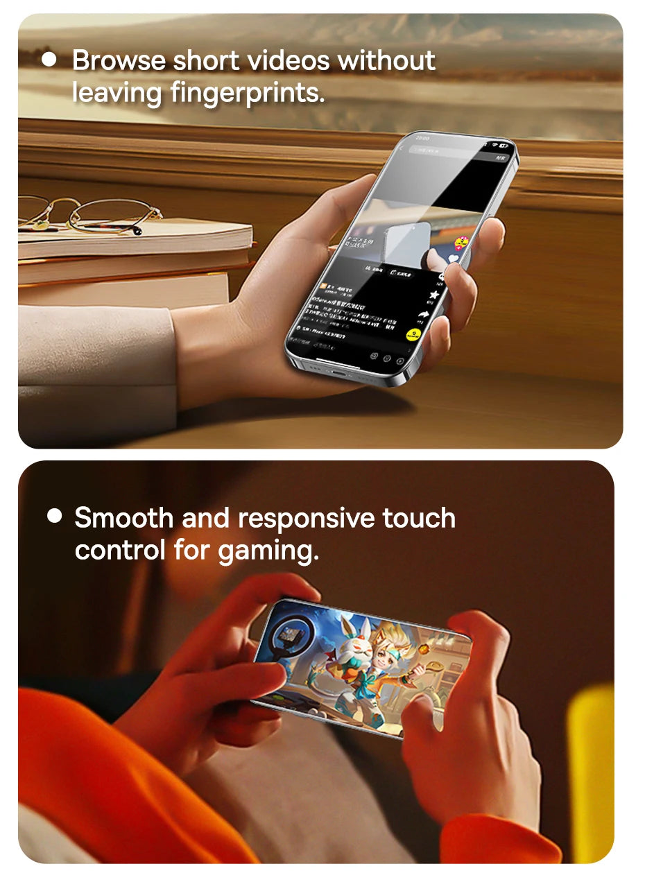 Baseus Screen Protector for iPhone 15 14 13 Pro Max Corning Glass Anti Spy Full Tempered Glass Protection for iPhone 15 Pro Plus