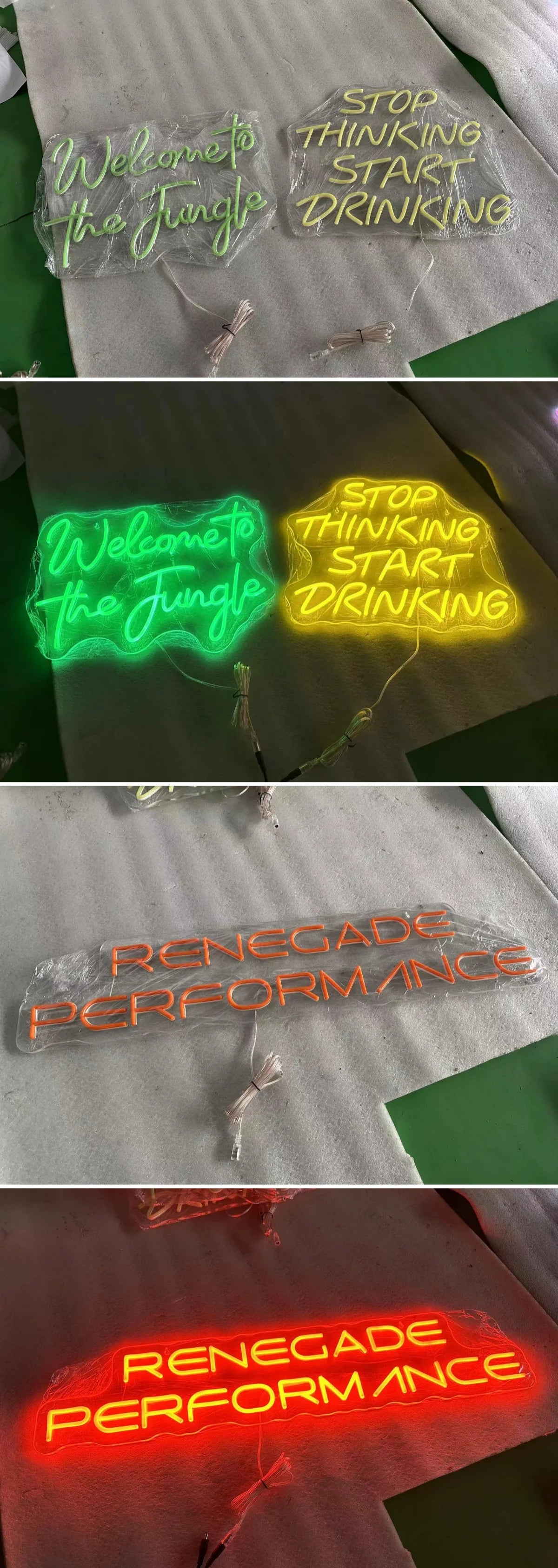 Custom Neon Sign Led Lights Personalized Custom Logo Wall Decor Neon Signs For Festival Wedding Happy Birthday Party Bar Neon