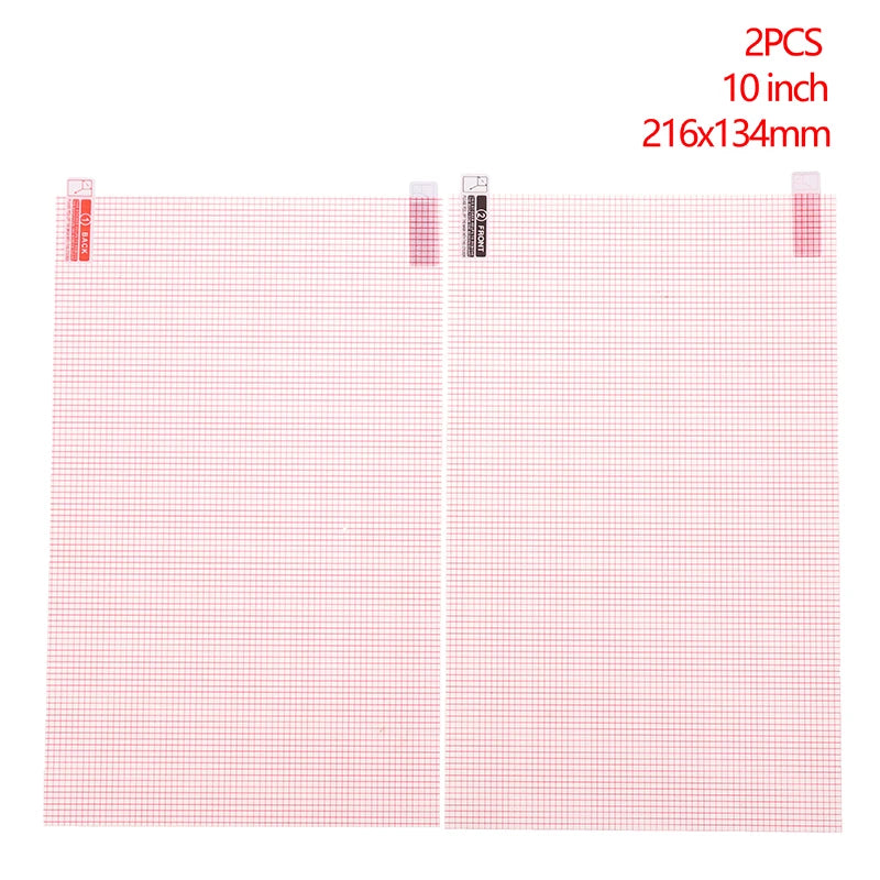 2pcs Universal Screen Protector 5/6/7/8/9/10 Inch Smart Phone Tablet GPS Anti-dust Anti-scratch Protective Film