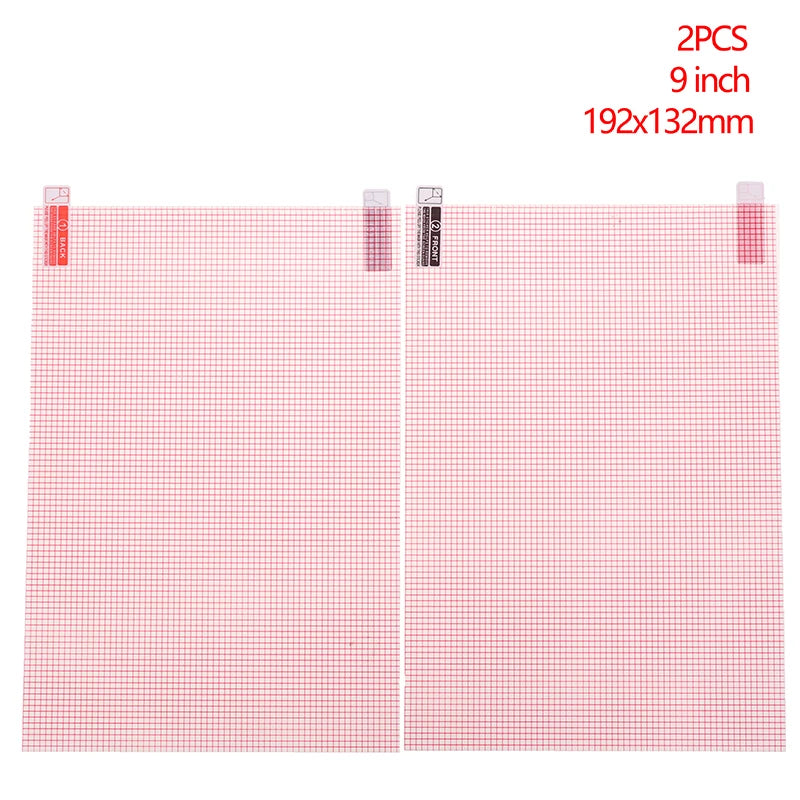 2pcs Universal Screen Protector 5/6/7/8/9/10 Inch Smart Phone Tablet GPS Anti-dust Anti-scratch Protective Film