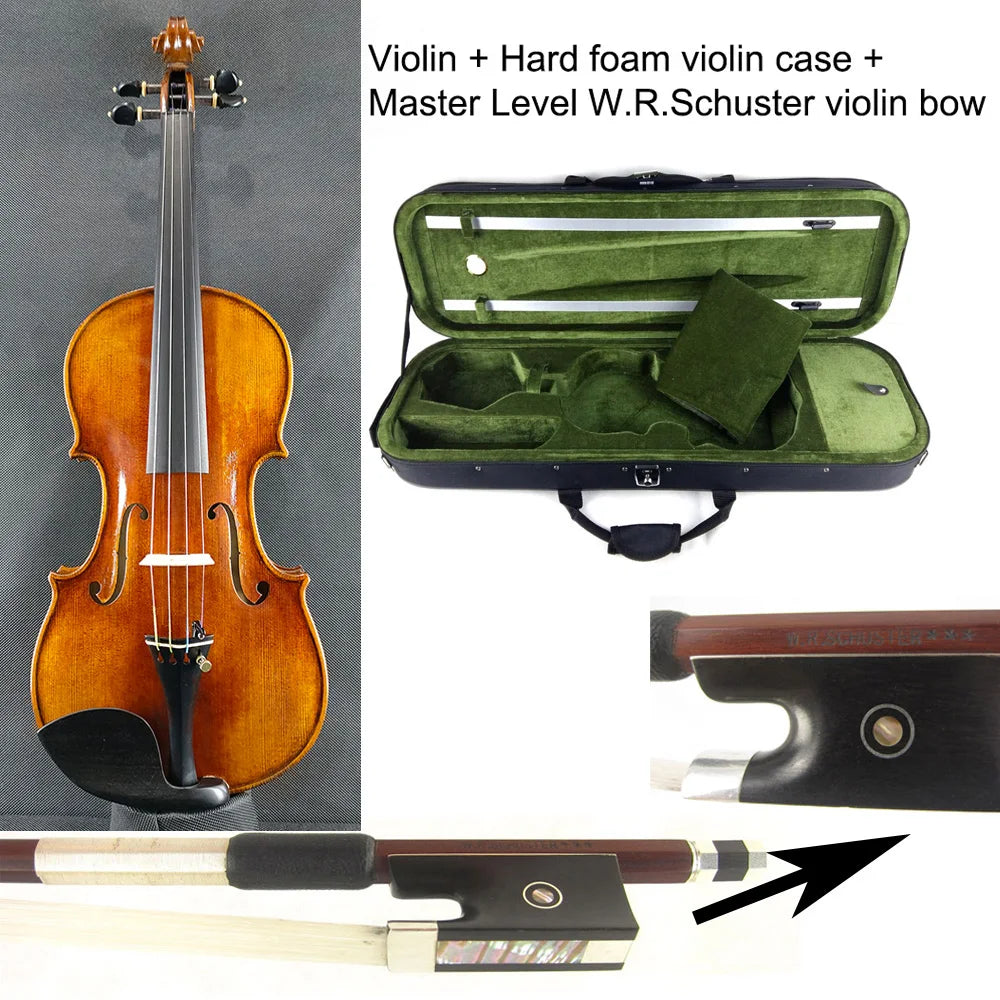 JB Collin-Mezin French Professional Violin 4/4 Size Hand Made Oil Antiqued Varnish Austrian Spruce Stradivarius