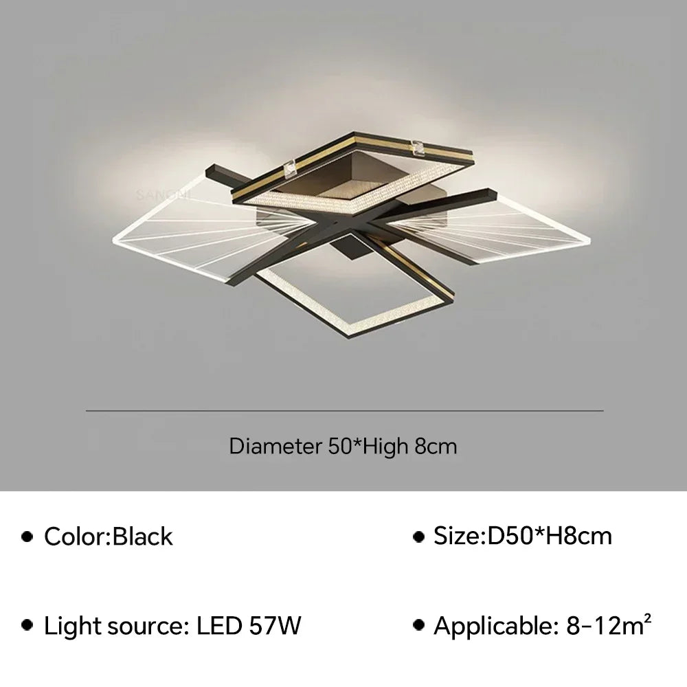Nordic luxury LED ceiling light bedroom restaurant creative study pendant light home decoration lighting for living room