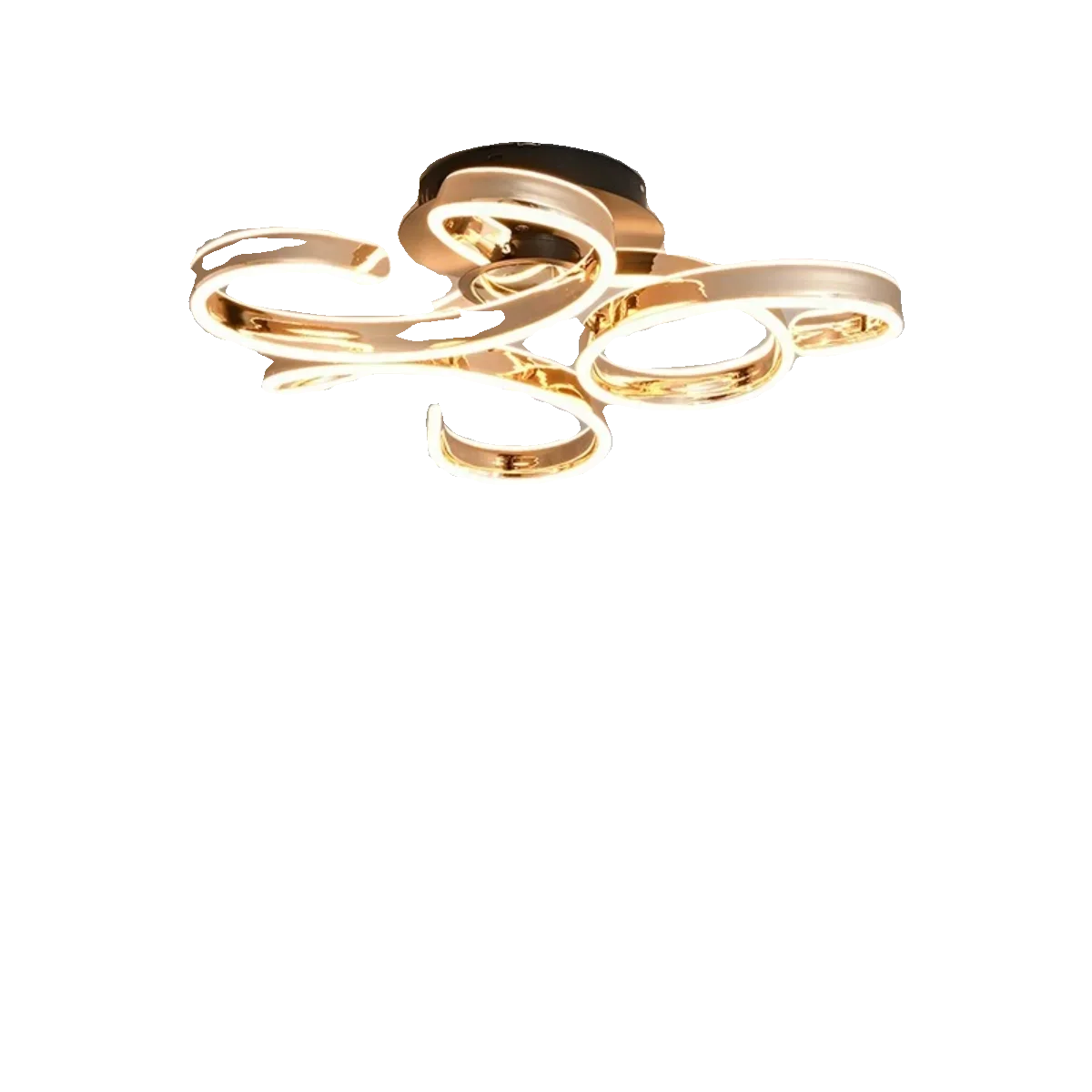 2025 New petal living room ceiling light modern simple luxury main lamp simple art design room bedroom light