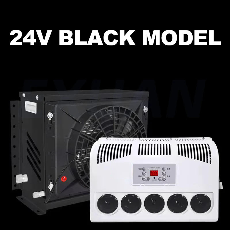 12V/24V Electric Air Conditioning Refrigeration Integrated Machine Parking Air Conditioner For Parking Large Trucks Car&Buses