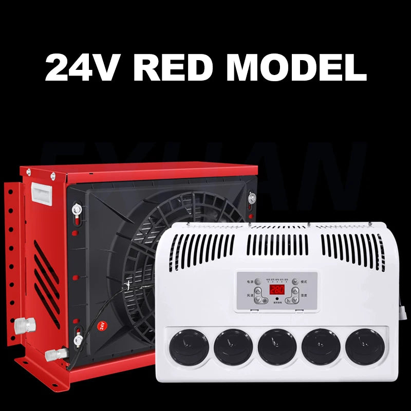 12V/24V Electric Air Conditioning Refrigeration Integrated Machine Parking Air Conditioner For Parking Large Trucks Car&Buses