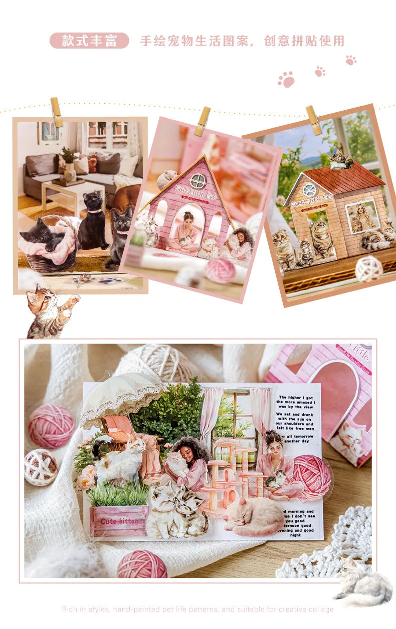 40pcs/1lot kawaii Stationery Sticker Xiaochong Amusement Park Diary Planner junk journal Decorative Scrapbooking  Craft Sticker