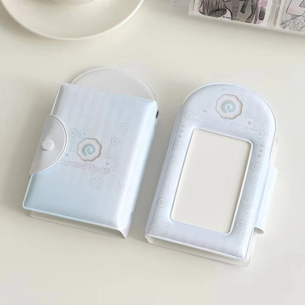 3 Inch 32 Slots Photo Album Collector Book Photocard Holder Card Holder Sweet Square Hollow INS Cartoon Album Cards Binder