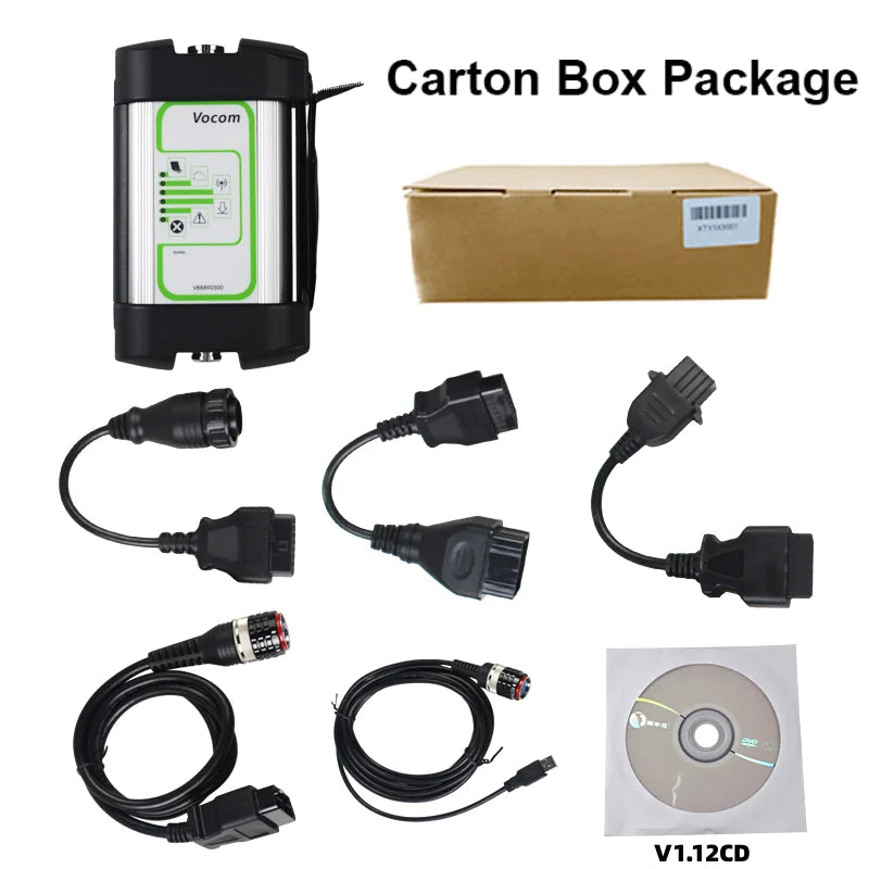 Truck Diagnostic Tool Vocom 88890300 For Volvo For UD For Mack V2.8.150 Version A VOCOM Carton Box Package