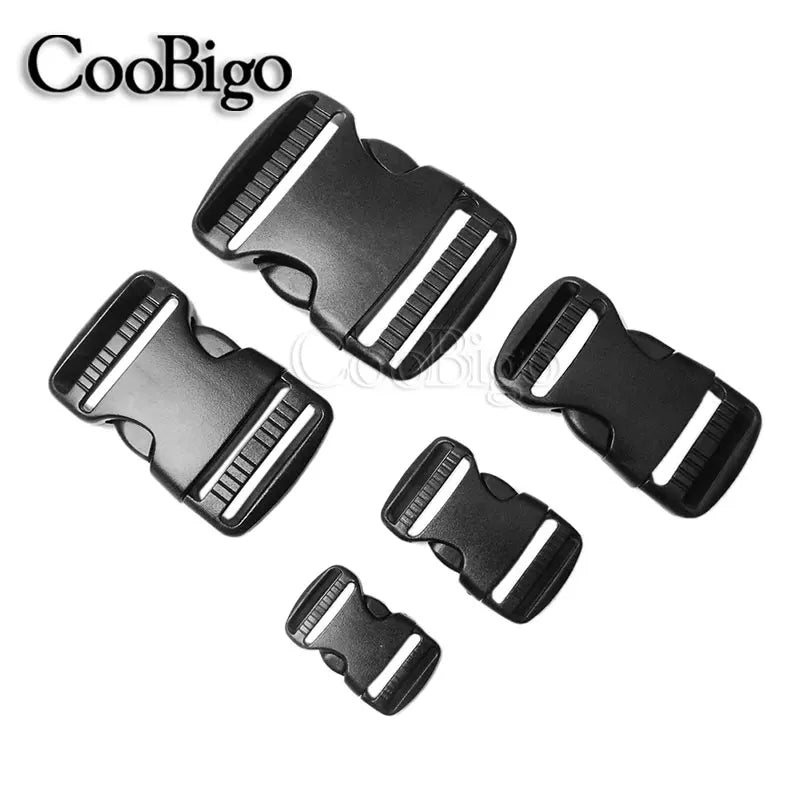 3/4"~2" Dual Side Release Buckles Adjustable Molle Tactical Buckle Backpack Bag Belt Strap Webbing DIY Craft Accessories Plastic
