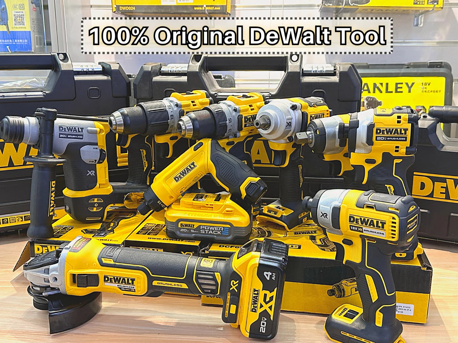 DeWalt DCD800 Brushless Cordless Compact Drill Driver 20V Electric Drill Screwdriver Household Rechargeable Lithium Power Tools