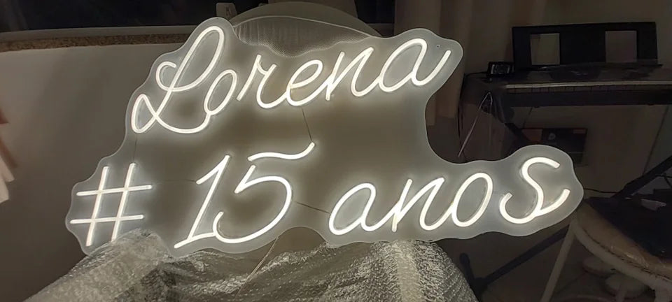 Custom Neon Sign Led Lights Personalized Custom Logo Wall Decor Neon Signs For Festival Wedding Happy Birthday Party Bar Neon