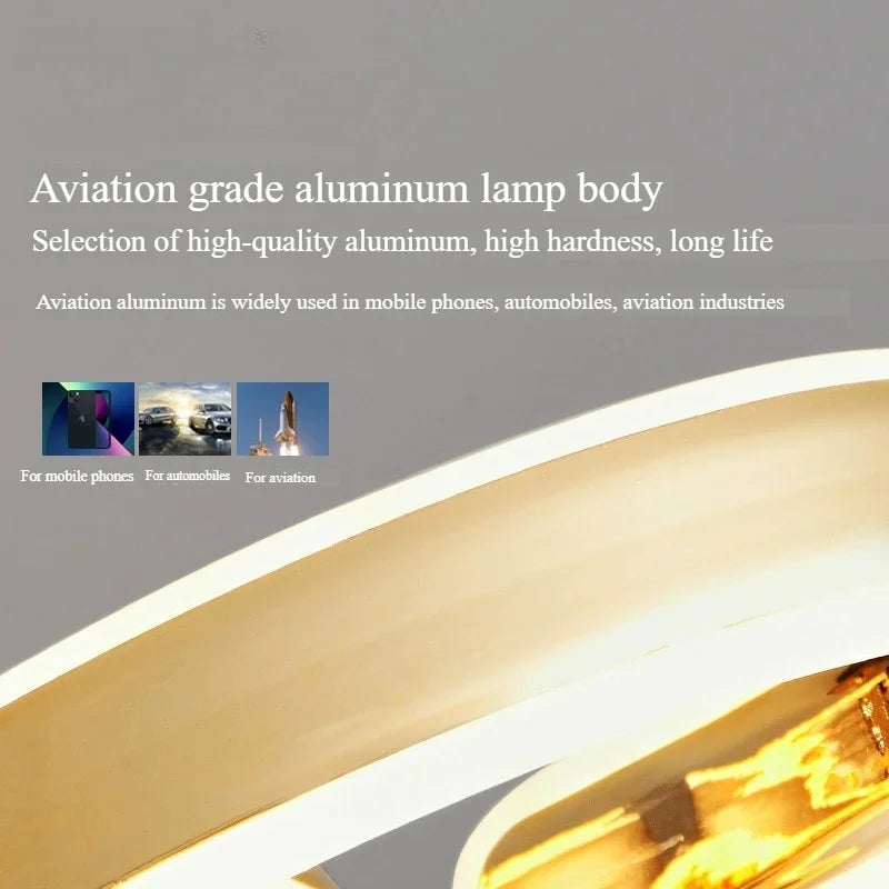 2025 New petal living room ceiling light modern simple luxury main lamp simple art design room bedroom light