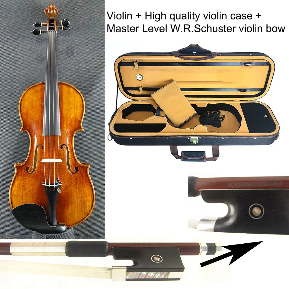 JB Collin-Mezin French Professional Violin 4/4 Size Hand Made Oil Antiqued Varnish Austrian Spruce Stradivarius