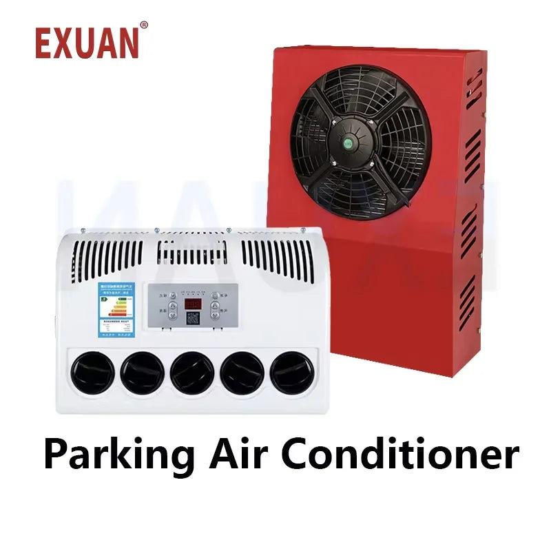 12V/24V Electric Air Conditioning Refrigeration Integrated Machine Parking Air Conditioner For Parking Large Trucks Car&Buses