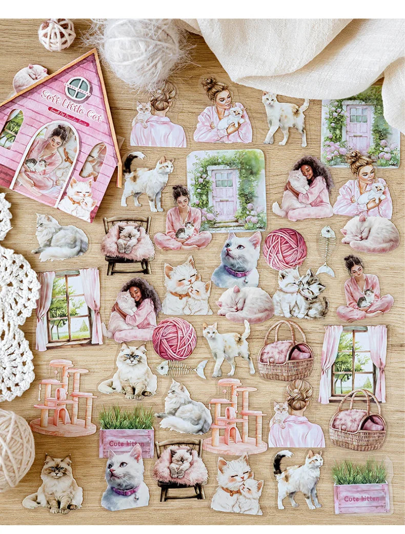 40pcs/1lot kawaii Stationery Sticker Xiaochong Amusement Park Diary Planner junk journal Decorative Scrapbooking  Craft Sticker