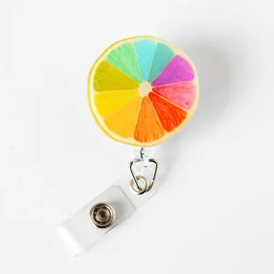 1pc Retractable Nurse Badge Reel Clip Students ID Card Badge Holder Accessories Cute Id Badge Reel School Supplies