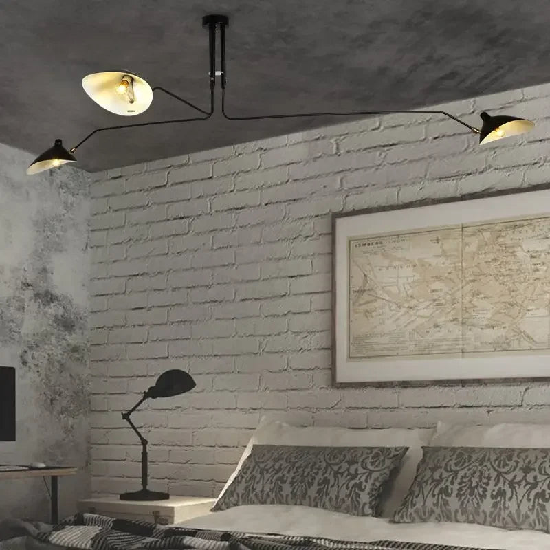 Modern DaWn Spider Serge Mouille Ceiling Lights for Living Room Bedroom Lamp Hanging Luminaire Home Lighting Fixtures Art Deco