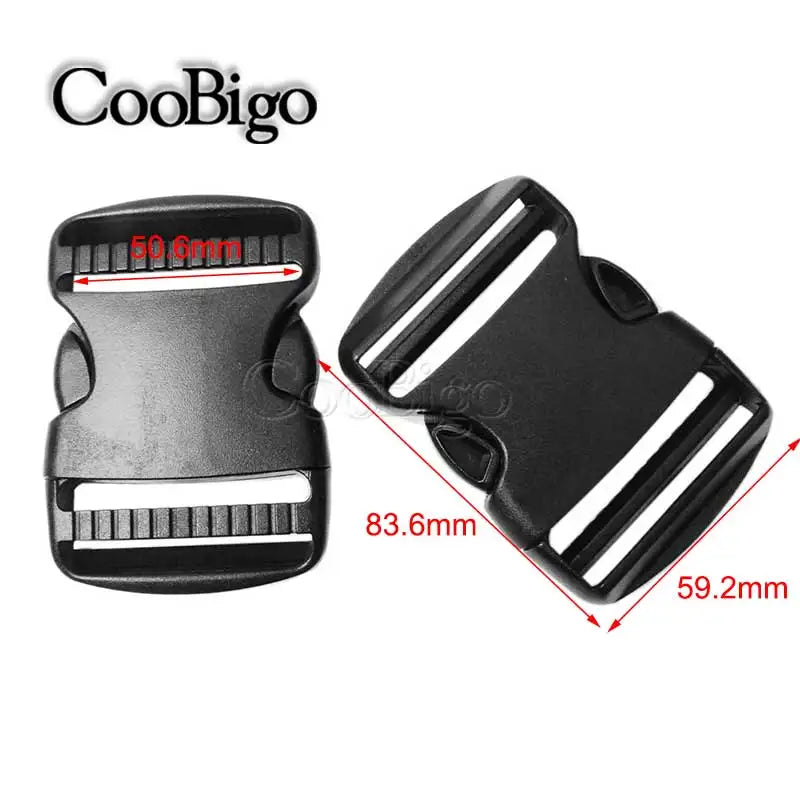 3/4"~2" Dual Side Release Buckles Adjustable Molle Tactical Buckle Backpack Bag Belt Strap Webbing DIY Craft Accessories Plastic