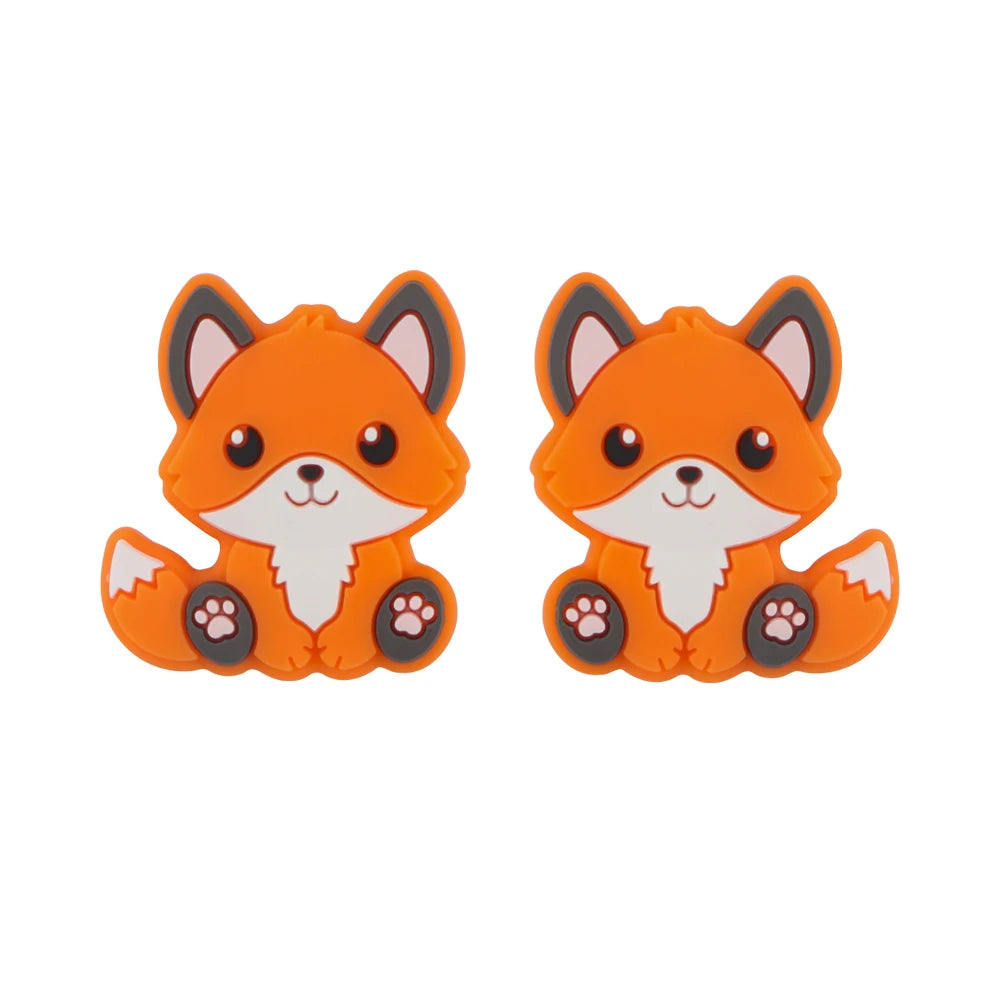 5/10pcs Cartoon Silicone Beads Mini Silicone Focus Beads for Jewelry Making DIY Nipple Chain Bead Pen Handmade Accessories