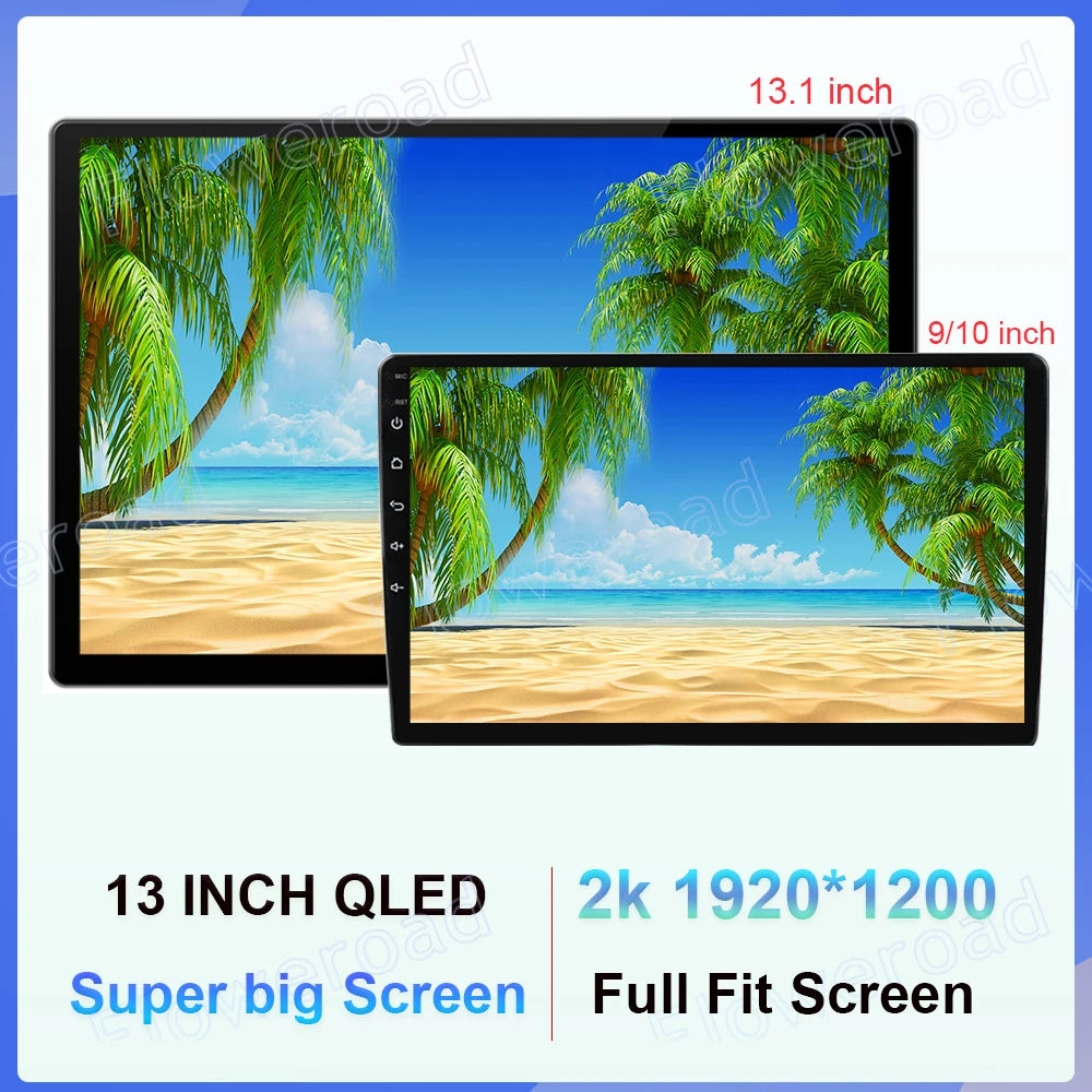 13.1 Inch Car Radio Android 14 For Jeep Wrangler 3 JK 2010 - 2018 GPS Navigation Auto Stereo Multimedia Player