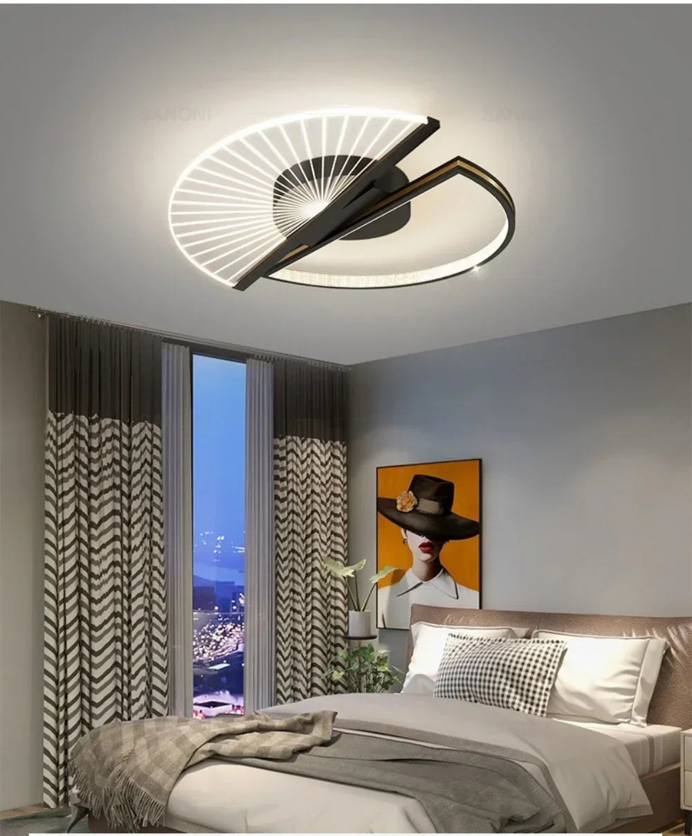 Nordic luxury LED ceiling light bedroom restaurant creative study pendant light home decoration lighting for living room