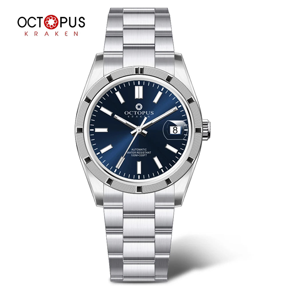 Octopus Kraken Automatic Mechanical Wristwatch 36mm Luxury PT5000 Movement Sapphire Crystal 10BAR Stainless steel Watch for men