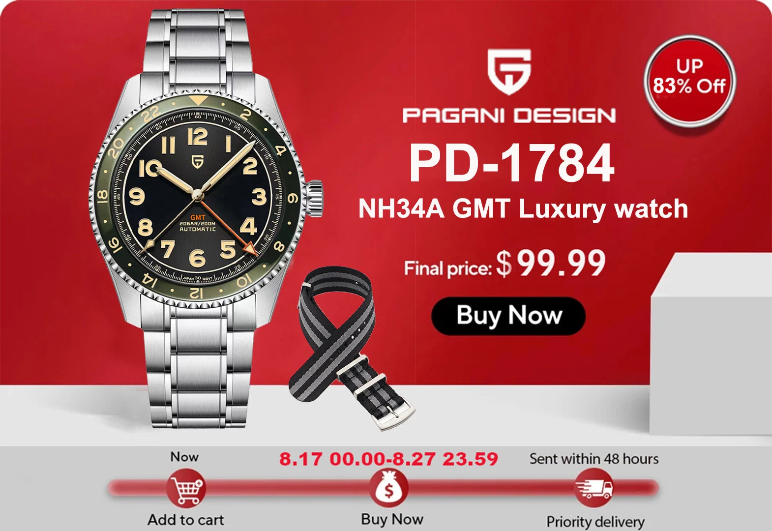 Octopus Kraken Automatic Mechanical Wristwatch 36mm Luxury PT5000 Movement Sapphire Crystal 10BAR Stainless steel Watch for men