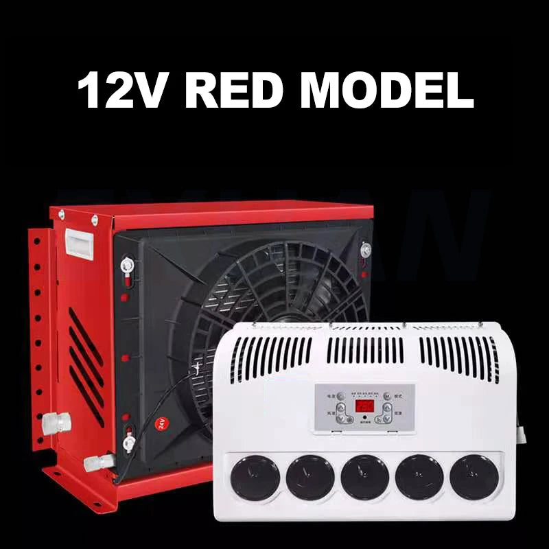12V/24V Electric Air Conditioning Refrigeration Integrated Machine Parking Air Conditioner For Parking Large Trucks Car&Buses
