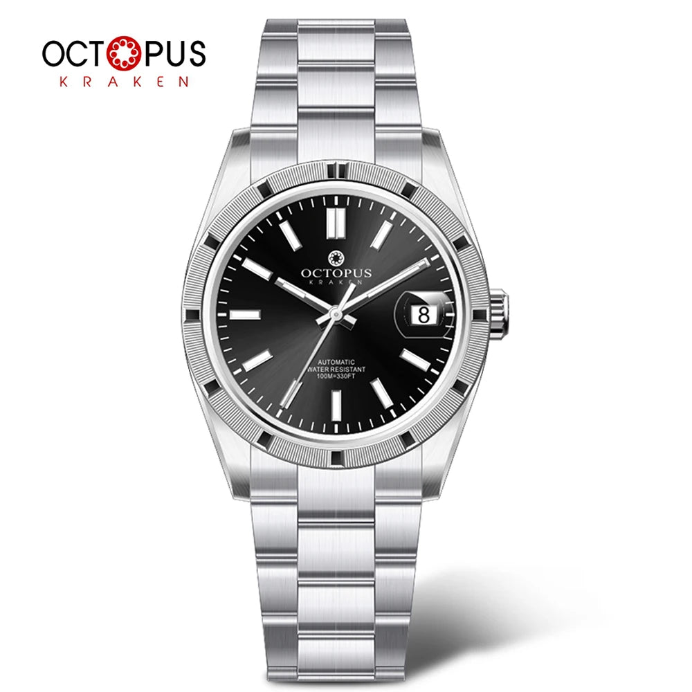 Octopus Kraken Automatic Mechanical Wristwatch 36mm Luxury PT5000 Movement Sapphire Crystal 10BAR Stainless steel Watch for men