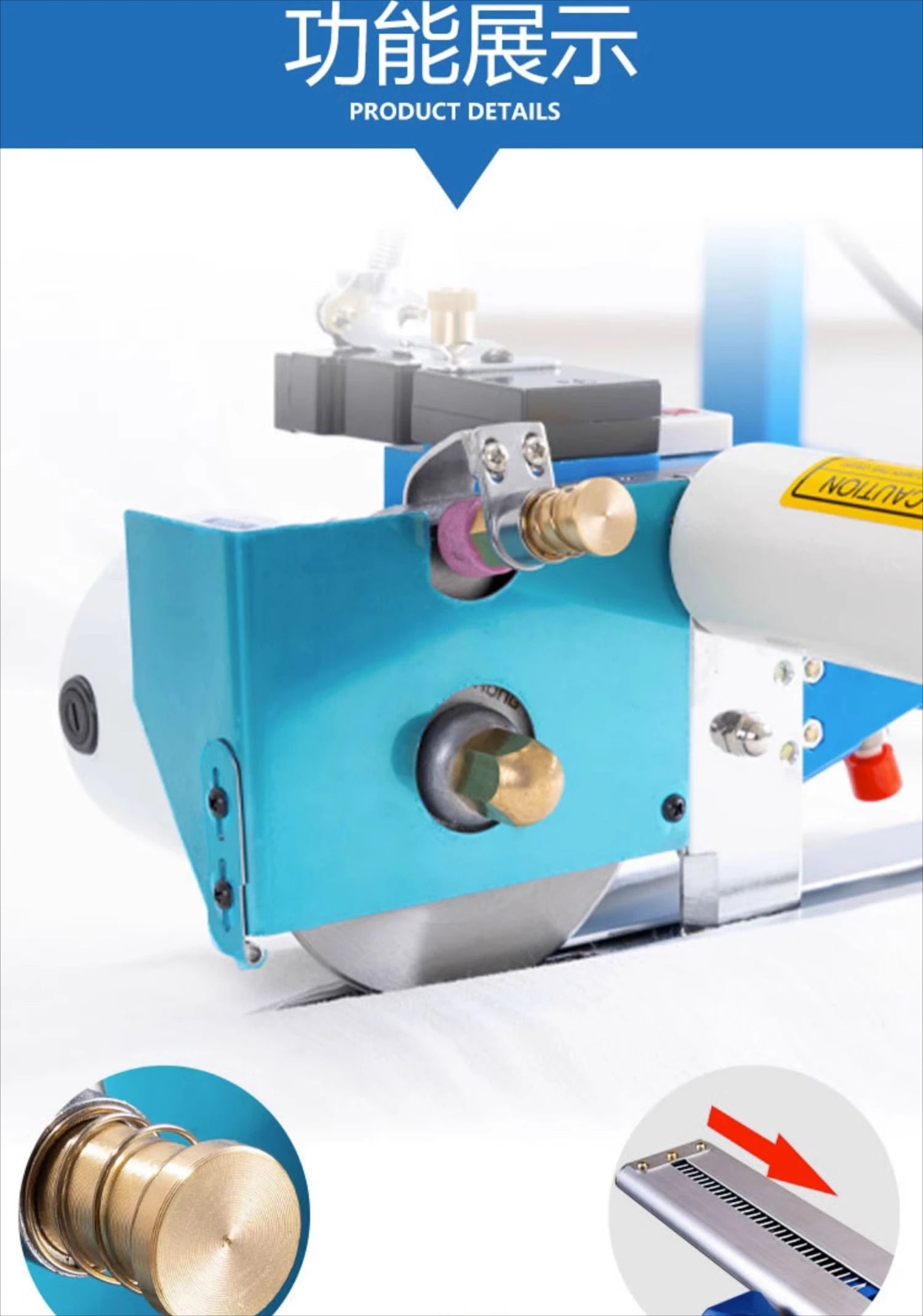 Clothing cutting machine, handicraft fabric cutting machine, complete set of automatic track fabric electric scissors